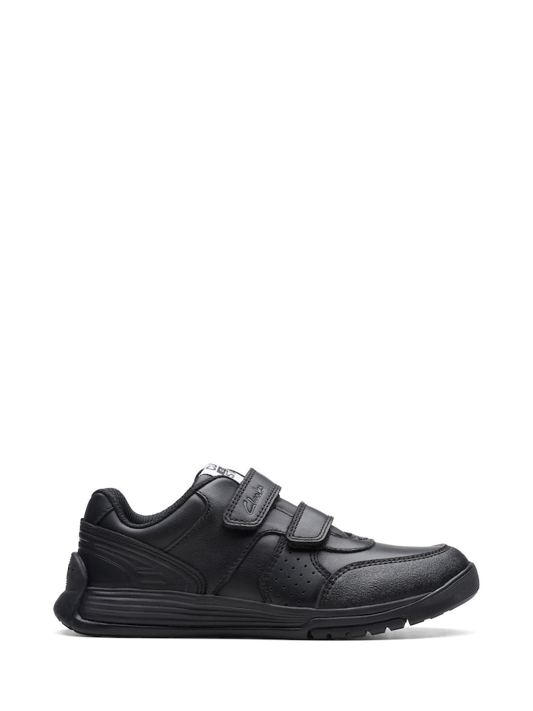 Clarks Black Multi Fit Kids Cica Star Orb Trainers - Image 1 of 7