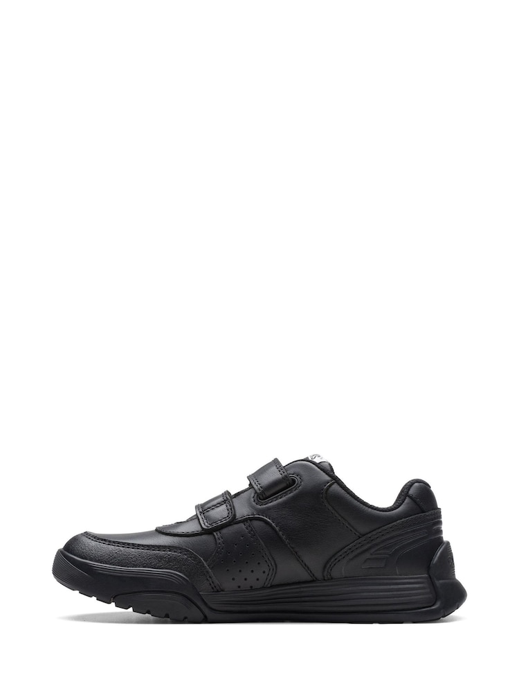 Clarks Black Multi Fit Kids Cica Star Orb Trainers - Image 2 of 7