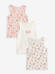 Różowy/kremowy - Fairy Vest 3 Pack (1.5-12yrs) - Image 1 of 5