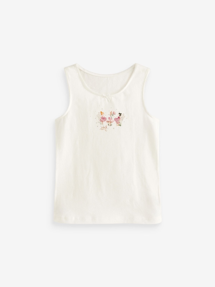 Różowy/kremowy - Fairy Vest 3 Pack (1.5-12yrs) - Image 2 of 5