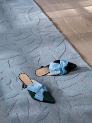 Laura Ashley Blue Cleavers Wool Rug - Image 2 of 4