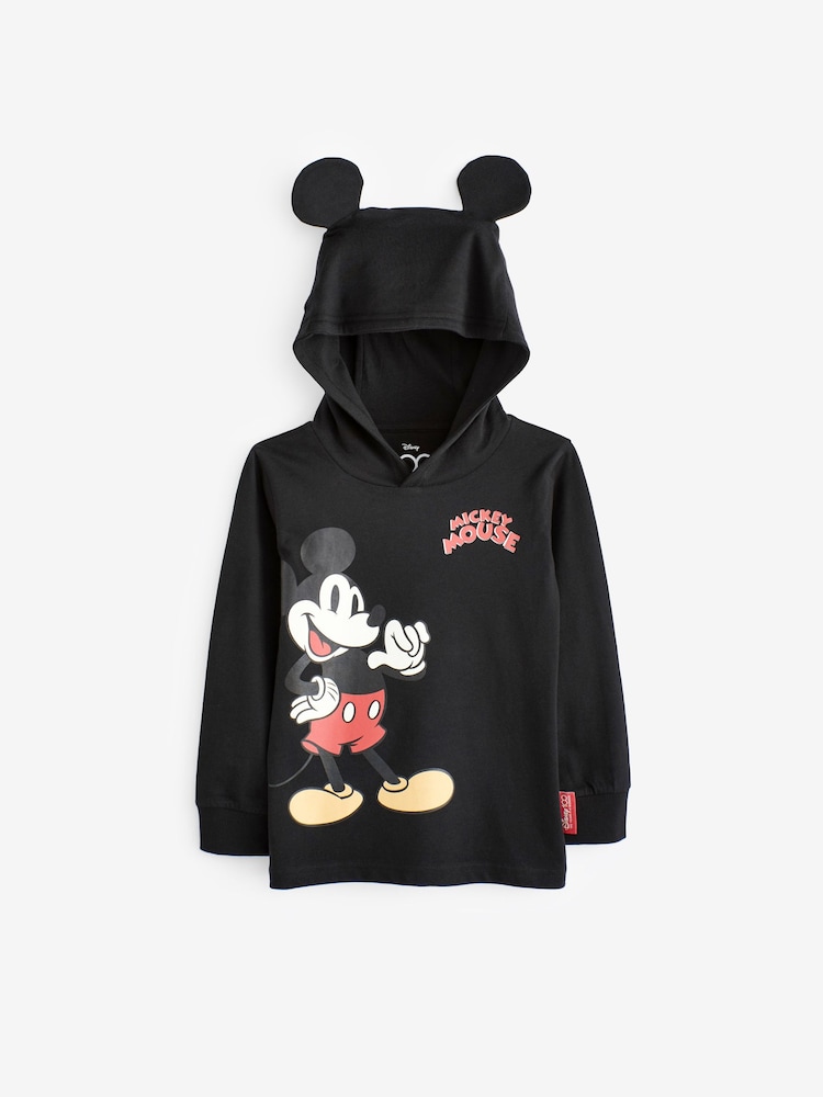 Black Mickey Mouse Lightweight Disney Hoodie (3mths-8yrs) - Image 1 of 2