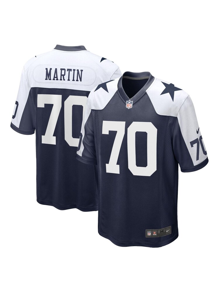 Nike Blue NFL Dallas Cowboys Game Alternate Jersey - Navy - Zack Martin Youth - Image 1 of 3 Nike Blue NFL Dallas Cowboys Game Alternate Jersey - Navy - Zack Martin Youth - Image 1 of 3