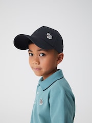 Marineblau - Paul Smith Junior Jungen Baseballcap mit Zebralogo - Bild 1 von 8