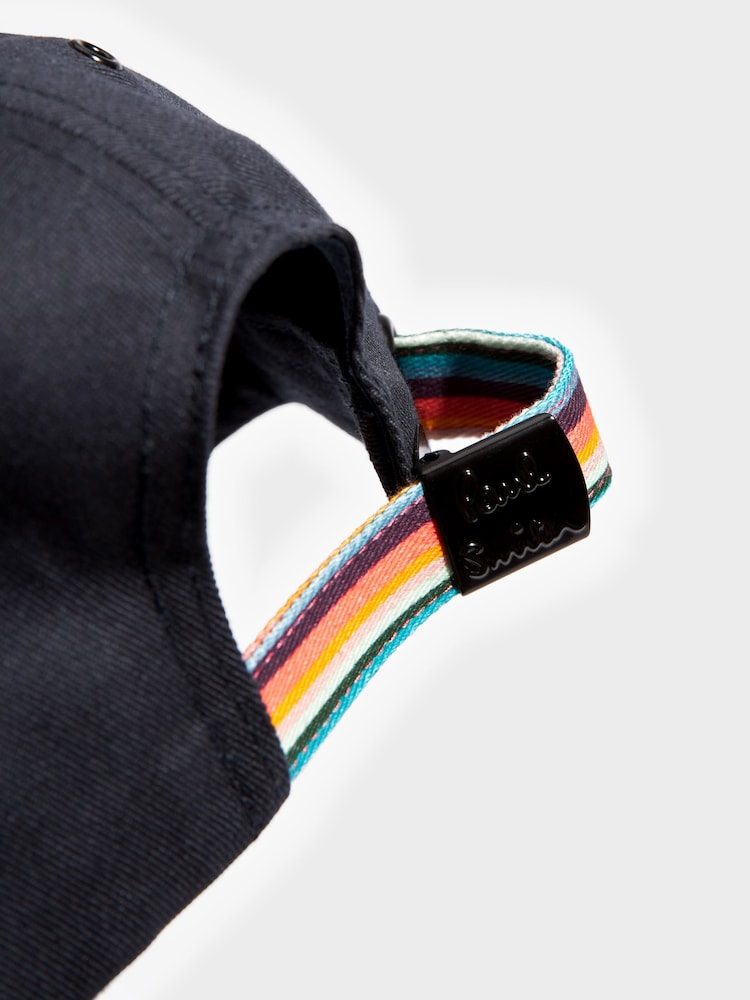 Marineblau - Paul Smith Junior Jungen Baseballcap mit Zebralogo - Bild 8 von 8