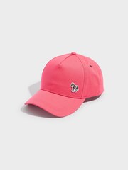 Paul Smith Junior Girls Pink Zebra Logo Baseball Cap - Image 1 of 5