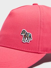 Paul Smith Junior Girls Pink Zebra Logo Baseball Cap - Image 4 of 5
