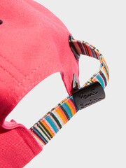 Paul Smith Junior Girls Pink Zebra Logo Baseball Cap - Image 5 of 5