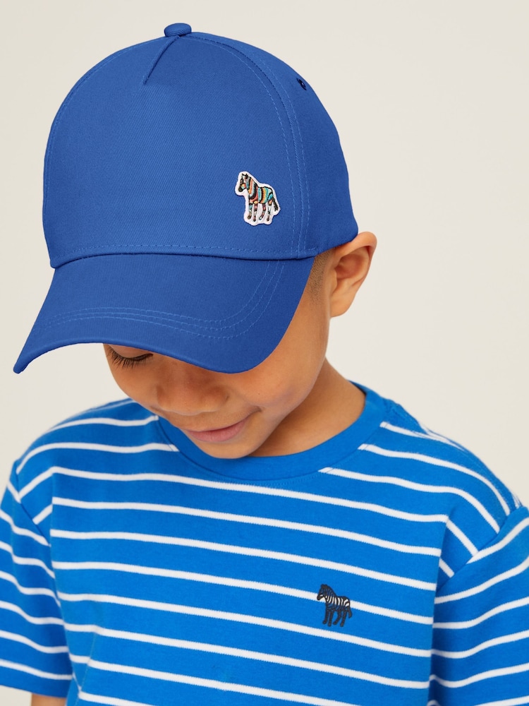 Blau - Paul Smith Junior Jungen Baseballcap mit Zebralogo - Bild 8 von 8