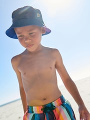 Paul Smith Junior Anglerhut mit Zebralogo, Marineblau - Bild 2 von 6