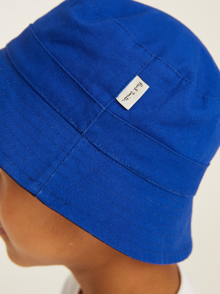 Paul Smith Junior jongensvissershoedje in marineblauw met zebralogo - Image 3 of 6