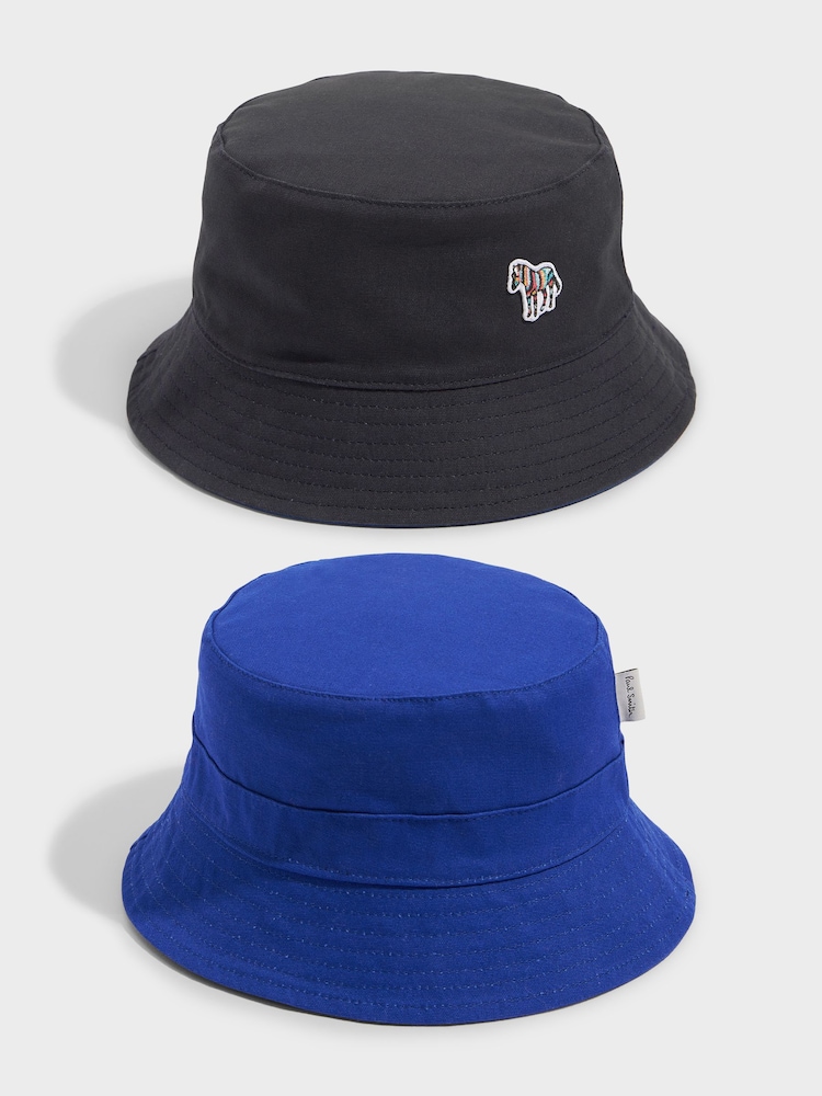 Paul Smith Junior jongensvissershoedje in marineblauw met zebralogo - Image 4 of 6