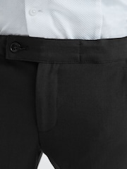 Reiss Black Knightsbridge 3-9 yrs Tuxedo Satin Stripe Trousers - Image 4 of 6
