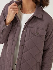 FatFace Purple Quinn Shacket - Image 4 of 6