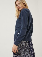 FatFace Blue Jennifer Soul Graphic Crew Sweatshirt - Image 2 of 4