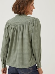 FatFace Green Lou Blouse - Image 2 of 5