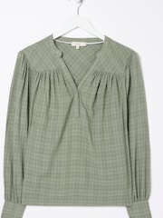 FatFace Green Lou Blouse - Image 5 of 5