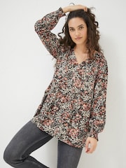 FatFace Dylan Lange Bluse, Blush - Bild 1 von 6