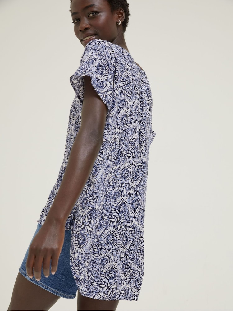 FatFace Blue Piper Batik Tunic - Image 2 of 3