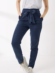 FatFace Blue Paperbag Trousers - Image 1 of 5