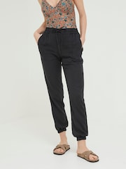 FatFace Black Lyme Plain Joggers - Image 1 of 4