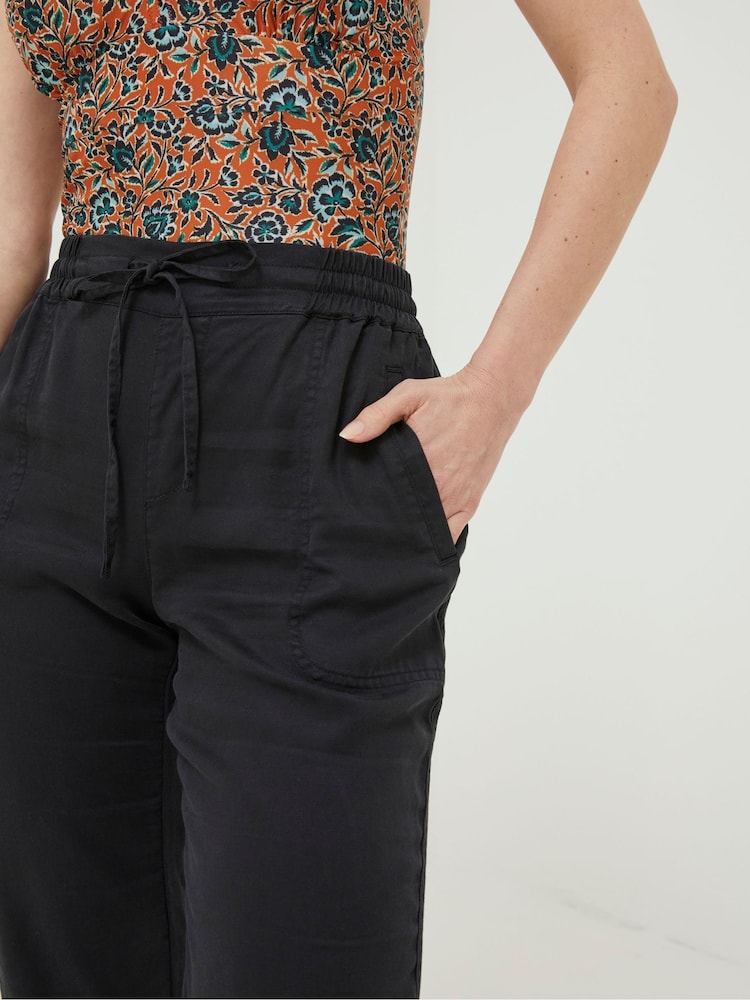 FatFace Black Lyme Plain Joggers - Image 4 of 4
