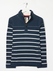 FatFace Blue Airlie Classic Breton Sweatshirt - Image 6 of 6