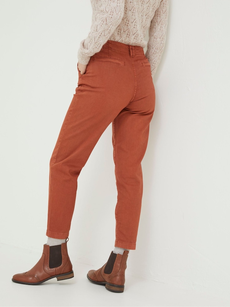 FatFace Brown Aspen Tapered Chinos - Image 2 of 4