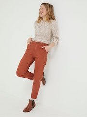 FatFace Brown Aspen Tapered Chinos - Image 3 of 4