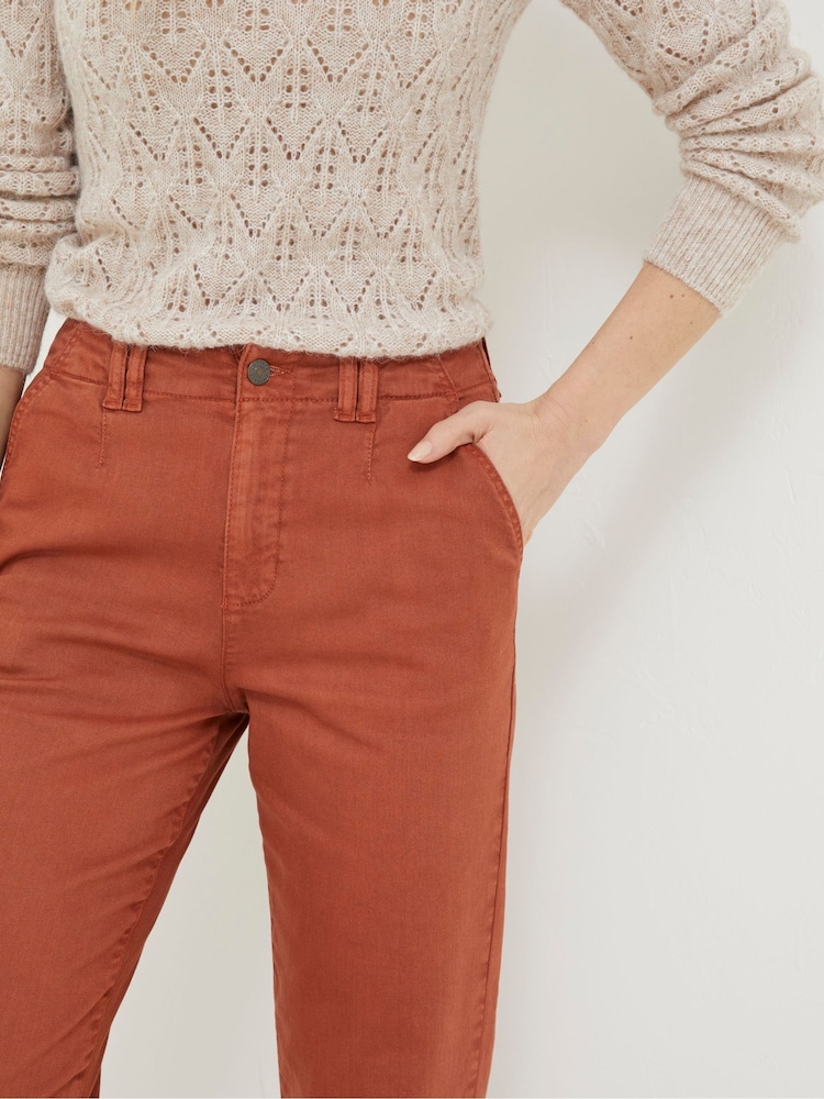 FatFace Brown Aspen Tapered Chinos - Image 4 of 4