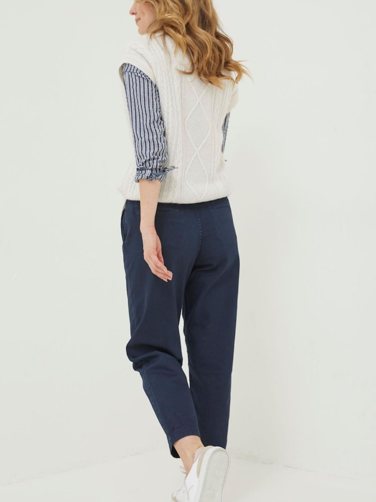 FatFace Blue Aspen Tapered Chinos - Image 2 of 5