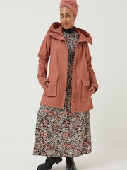 FatFace Brown Taylor Coat - Image 3 of 8