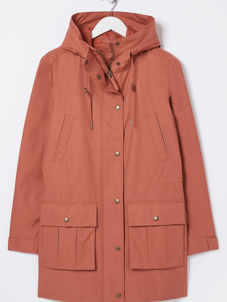 FatFace Brown Taylor Coat - Image 8 of 8