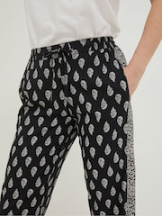 FatFace Black Lyme Batik Floral Trousers - Image 4 of 5