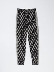FatFace Black Lyme Batik Floral Trousers - Image 5 of 5