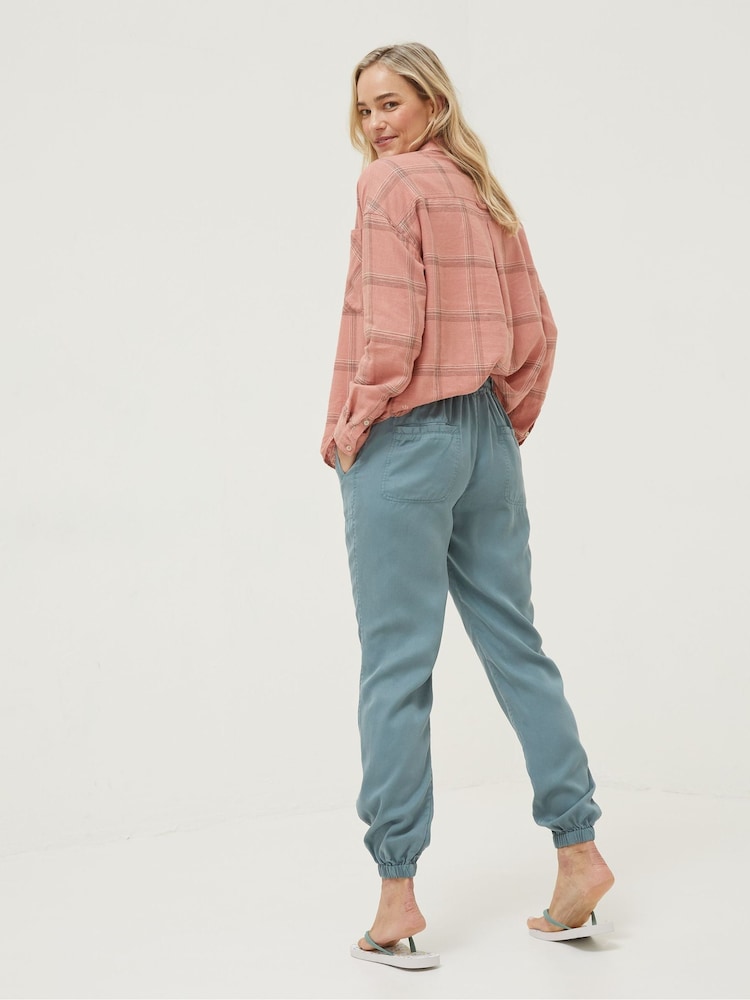 FatFace Green Lyme Plain Joggers - Image 2 of 5