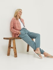 FatFace Green Lyme Plain Joggers - Image 3 of 5
