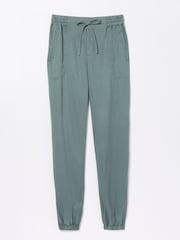 FatFace Green Lyme Plain Joggers - Image 5 of 5