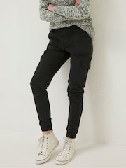 FatFace Hythe Black Cargo Trousers - Image 1 of 5