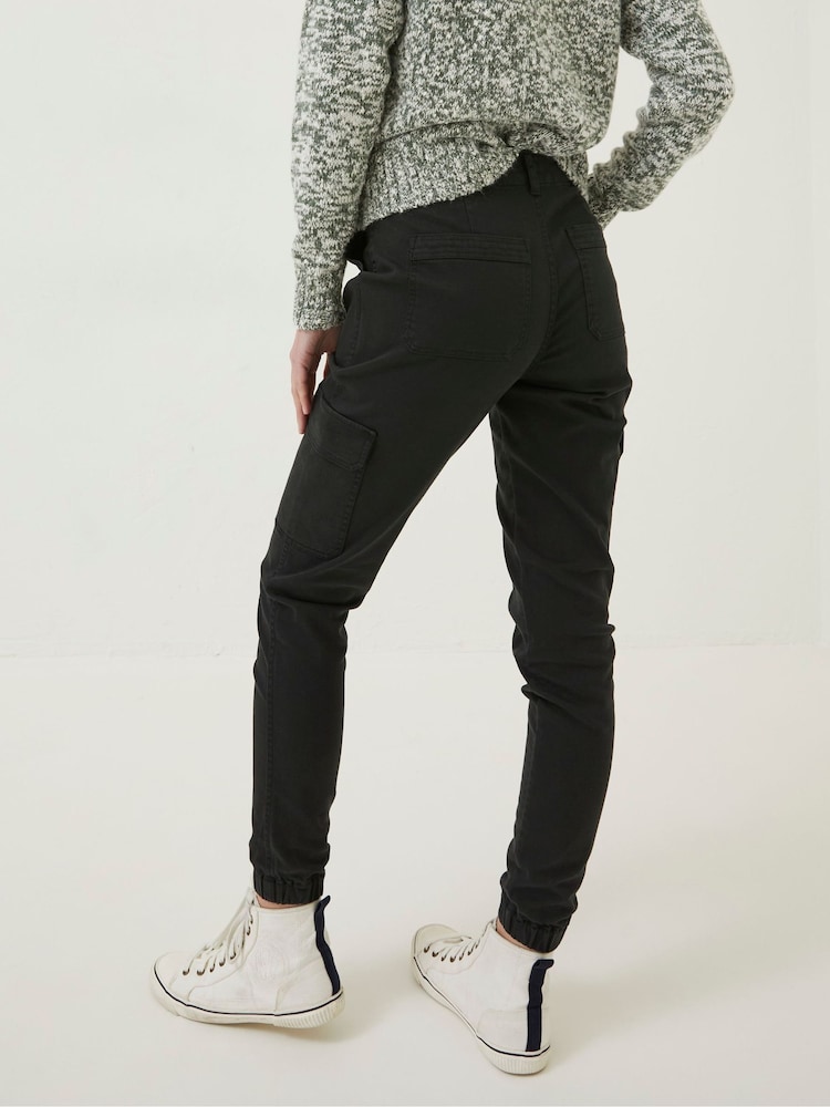 FatFace Hythe Black Cargo Trousers - Image 2 of 5