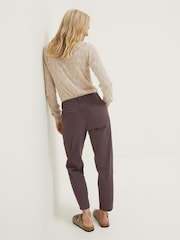 FatFace Purple Aspen Tapered Chinos - Image 3 of 4