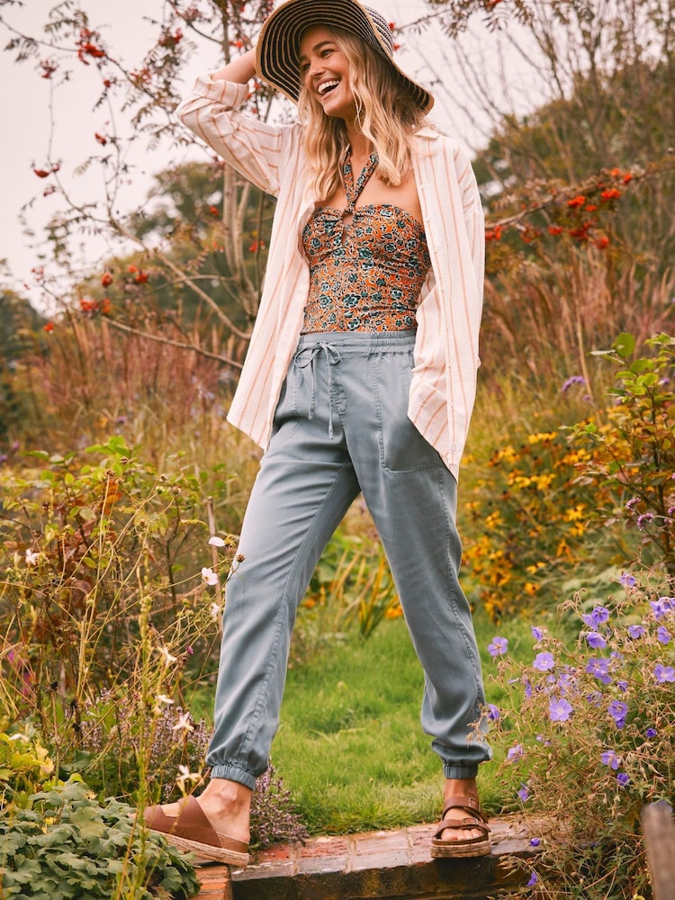FatFace White Linen Blend Billie Shirt - Image 2 of 9