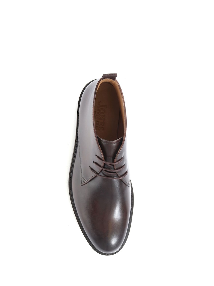 Maro închis - Ghete și cizme chukka din piele întoarsă Jones Bootmaker Deacon - Image 5 of 6