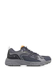 Pavers Mens Blue Wide-Fit Trainers - Image 1 of 5