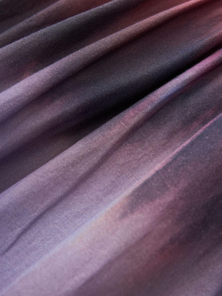 Violett, Knüpfbatik - Maxikleid mit Neckholder - Bild 7 von 7