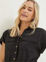 FatFace Black Una Jumpsuit - Image 4 of 5