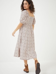 FatFace Brown Meadow Spring Tania Midi Dress - Image 5 of 7