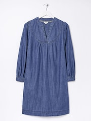 FatFace Blue Jessie Denim Dress - Image 1 of 1