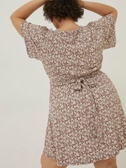 FatFace Red Fiona Meadow Jersey Dress - Image 2 of 4