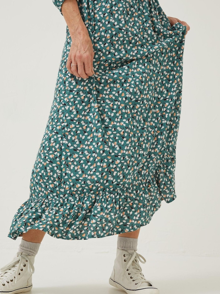 FatFace Green Midi Adele Dress - Image 5 of 5